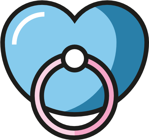 Pacifier Free Icon - Baby Tools Png (512x512)