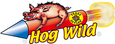 Hog Wild Fireworks Logo - Fireworks (400x434)