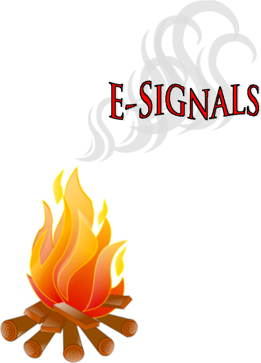 February - Campfire Clipart (528x733)