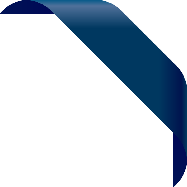 Corner Ribbon01 Navy Blue - Blue Corner Ribbon Vector (600x600)