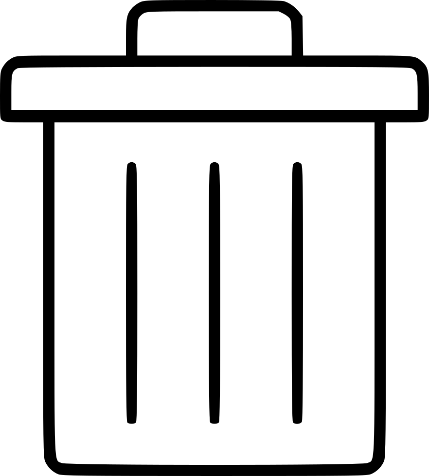 Bin Can Cancel Delete Dustbin Trash Trashcan Comments - Bin Can Cancel Delete Dustbin Trash Trashcan Comments (882x980)