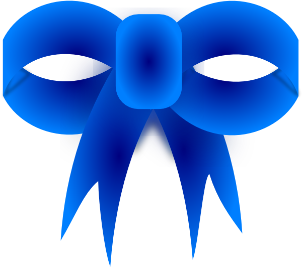 Blue Ribbon Transparent Images - Clip Art (600x542)