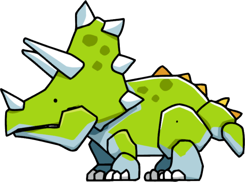 Triceratops Snu - Scribblenauts Dino (781x581)