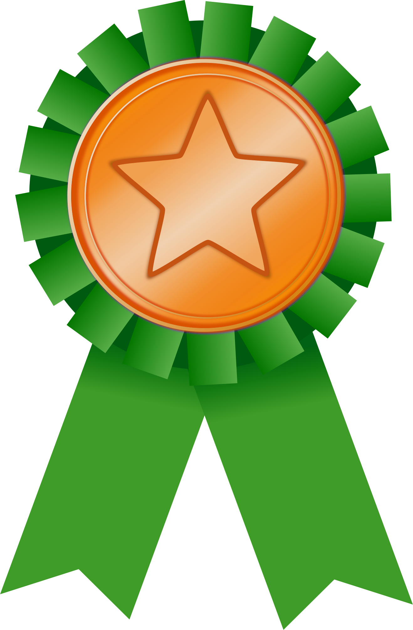 Bronze, Silver, And Gold Requirements - Blue Ribbon Award Clipart (1318x2012)