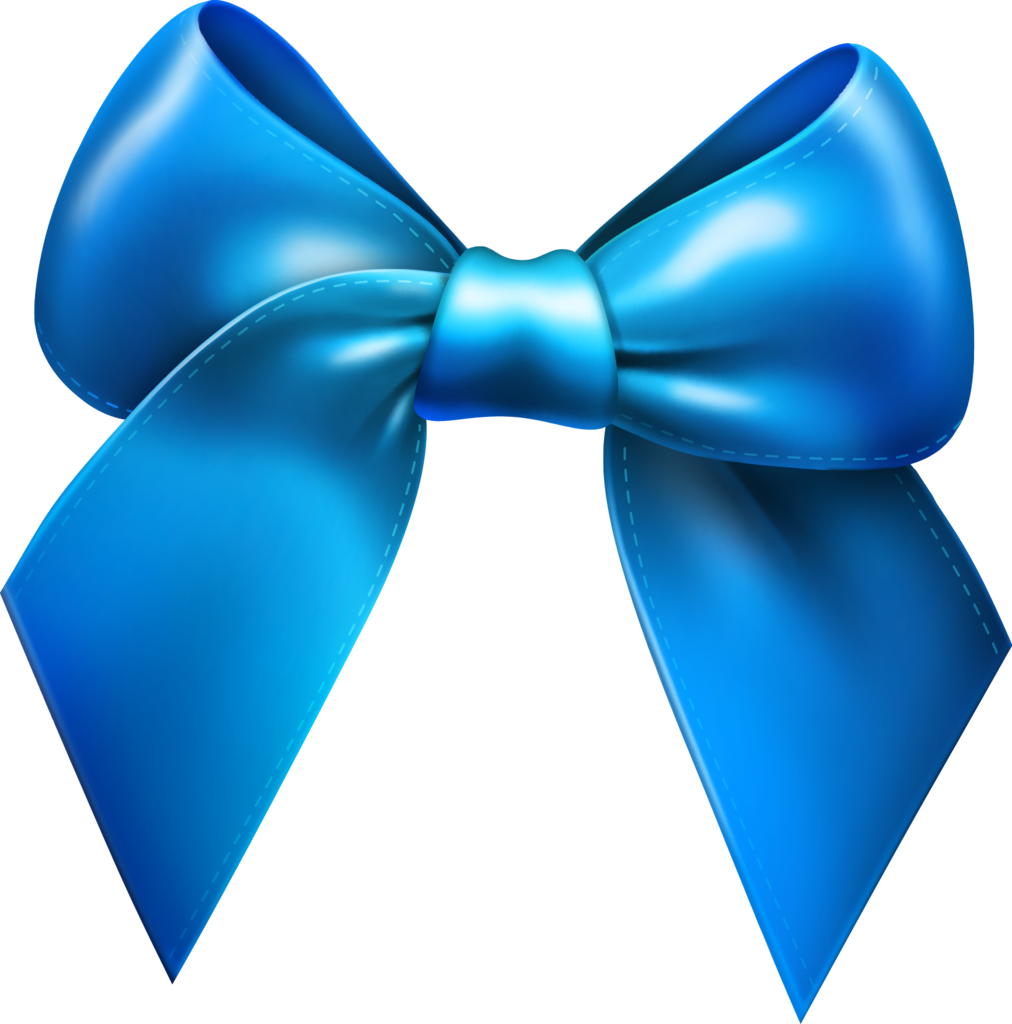 Blue Ribbon Bow Png For Kids - Blue Cartoon Bow Tie (1012x1024)