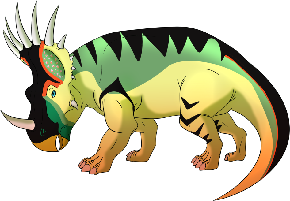 Styracosaurus By Albinoraven666fanart Styracosaurus - Styracosaurus Cartoon (1024x714)