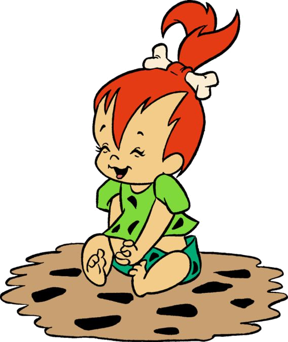 Product Details Express Yourself Pin On Our Attention-grabbing - Pebbles Flintstones (568x675)
