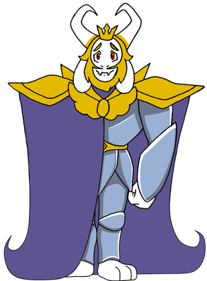 Asgore By Ask-theangelofsouls - Asgore Dreemurr Png (300x407)