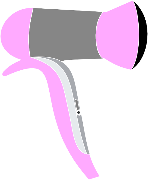 Hair Dryer Transparent Clipart (492x599)