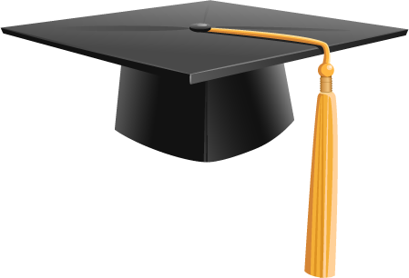 Cap Diploma Doctorate Education Graduate Graduation - Birrete De Graduacion Vector (449x306)