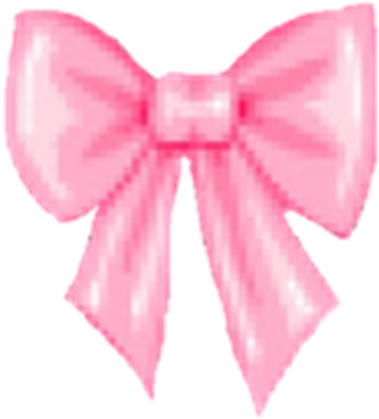 Pixel Bow - Transparent Pixel Bow (420x420)