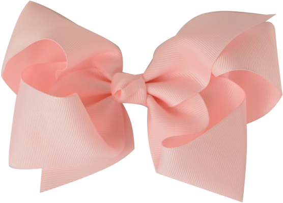 Rwc41609 Light Pink 14cm Ribbon Bow - Pink Bow Ribbon Png (600x600)