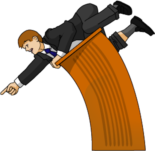 This Is When One Thinks He Has Really “made It - Preacher At The Pulpit (550x533)