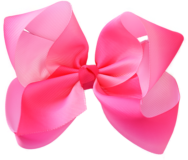 Ombre Grosgrain Hair Bow Xl - Hairbow Png (638x638)