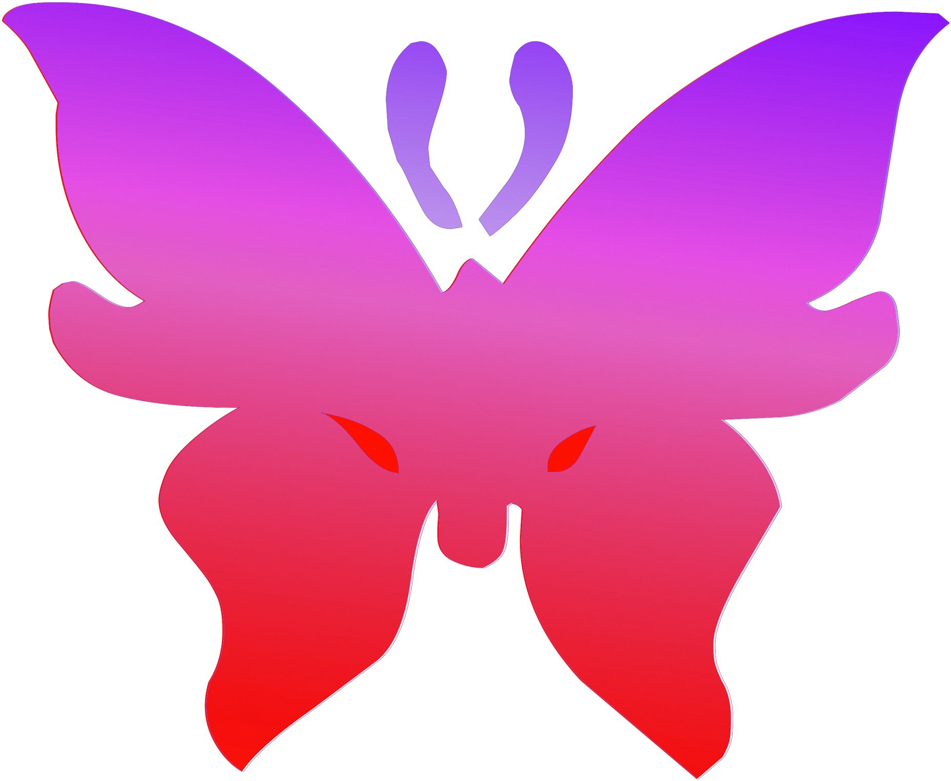 More - Pink Butterfly - Contornos De Una Mariposa (1920x1588)