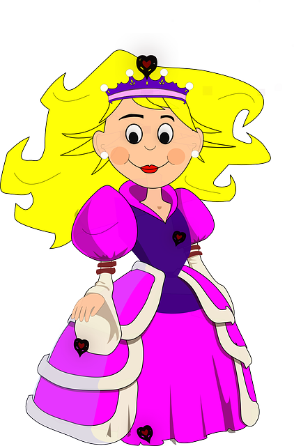Daughter Queen - Clip Art (500x758)