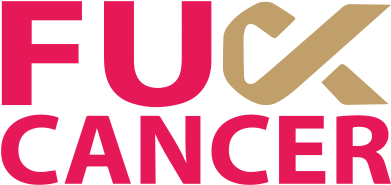 Gold Ribbon F Cancer Text Vinyl Decal Sticker, Premium - Lung Cancer Information Statistics (400x400)