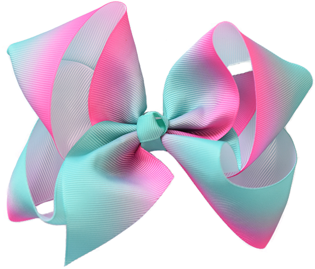 Ombre Grosgrain Hair Bow Xl - Grosgrain (638x638)