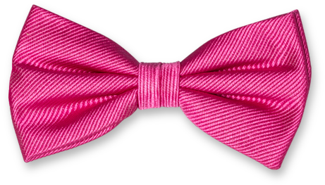Bright Pink Bow Tie - E.l.cravatte Grellrosa Fliege - Seide (524x524)