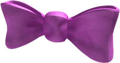 Neon Pink Bow Tie - Purple Bow Tie Png (420x420)