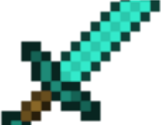Axe Clipart Minecraft Axe - Minecraft Diamond Sword (640x480)