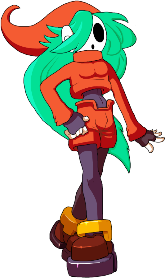 Shy Girl/gal Megaman Zx Style By Nigelpixelart - Portable Network Graphics (1024x1024)