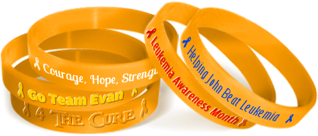 Majestic Design Ideas Leukemia Awareness Bracelets - Bracelet (500x277)