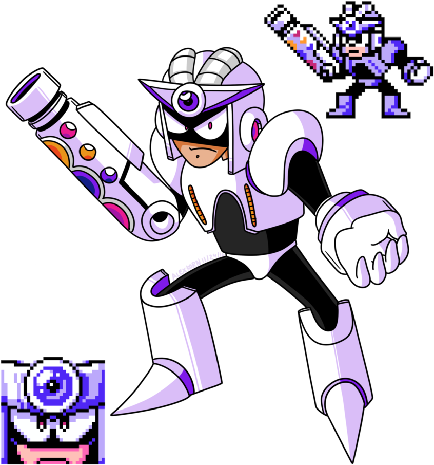 Random Robot Master - Megaman Oc Robot Master (863x925)