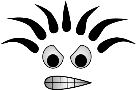 Bob Angry Png Images - Mean Cartoon Face (600x424)