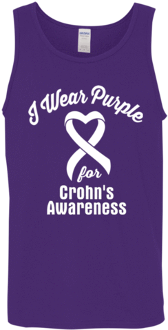 I Wear Purple For Crohn's Awareness - Parkinson's - Twill Cap (480x480)