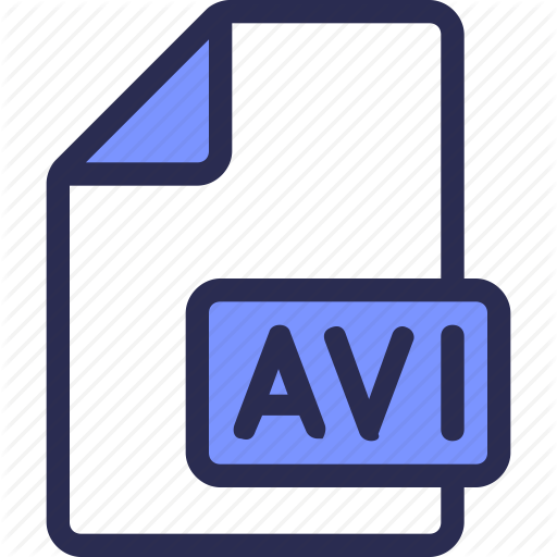 The Avi Icon - Document File Format (512x512)