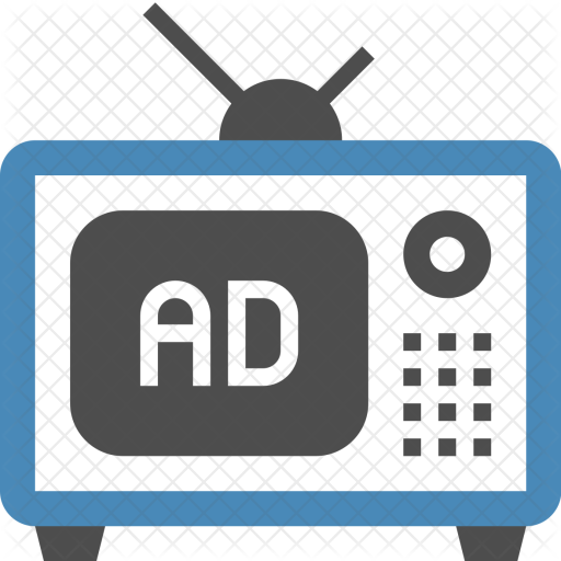 Announcement, Shapes, Announcer, Road Sign, Advertising - Tv Ads Icon Png (512x512)