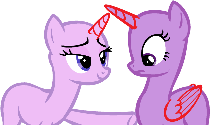 Mlp Base Mane 2 Twilight And Starlight Glimmer By Estherkipak - Mlp Base Starlight And Twilight (1024x535)