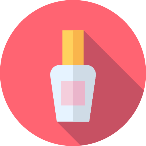 Nail Polish Free Icon - Nail Polish Colored Icon Png (512x512)