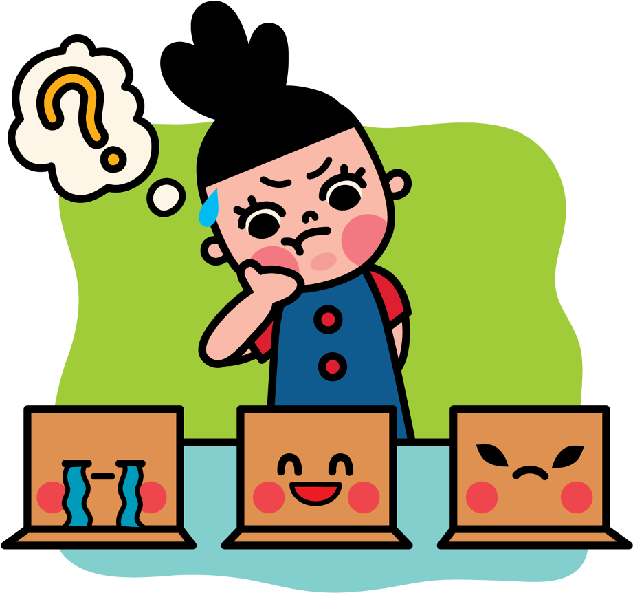 Facebook Stickers Box Girl - Facebook Stickers Box Girl (1000x1000)