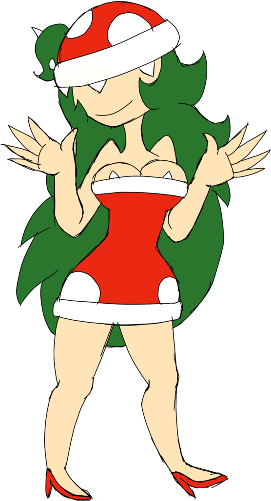 Daily Sketch - Mario Piranha Plant Girl (1700x2441)