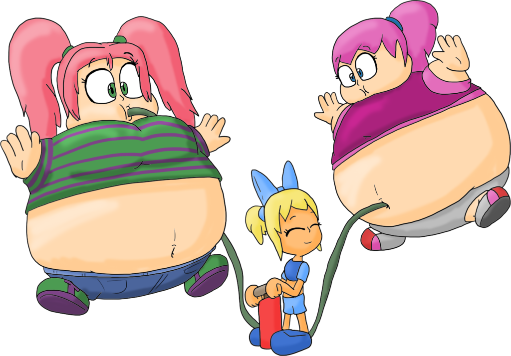 Pumping A Pair Of Balloon Girls By Juacoproductionsarts - Deviantart Balloon Girl (1024x714)