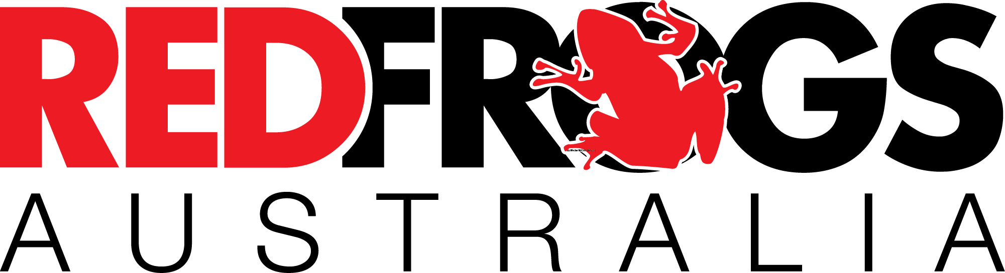 Universal Store - Red Frogs Australia Logo (2001x545)