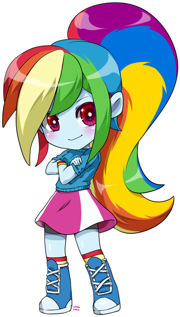 Equestria Girls Rainbow Dash Chibi Commission By Choco-cocco - Equestria Girls Rainbow Dash Chibi (759x1052)