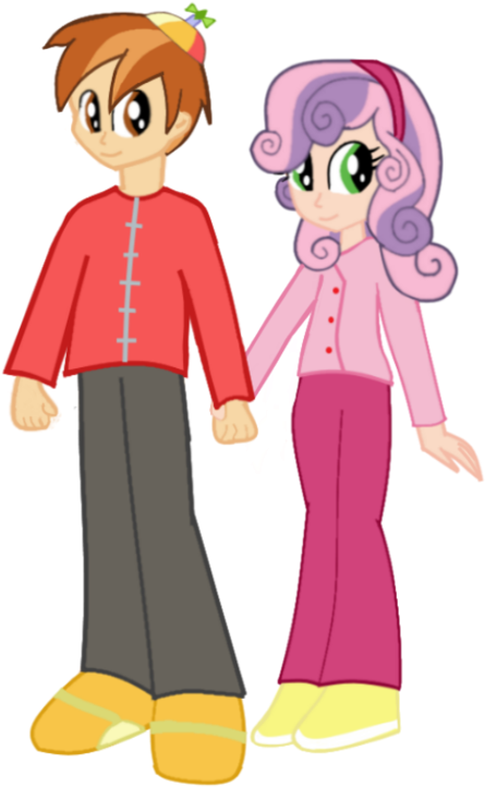 Sweetie Belle And Button Mash By Emoshyvinyl - Sweetie Belle (894x894)