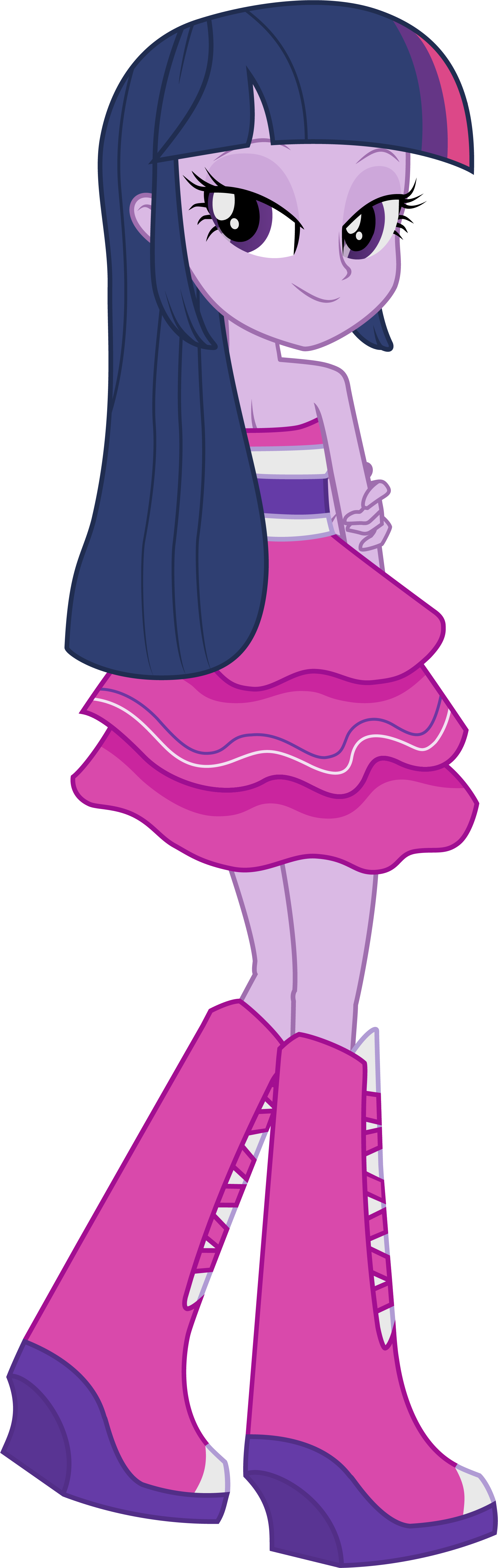 Twilight Eq Girls - My Little Pony Equestria Girl Png (1882x5923)