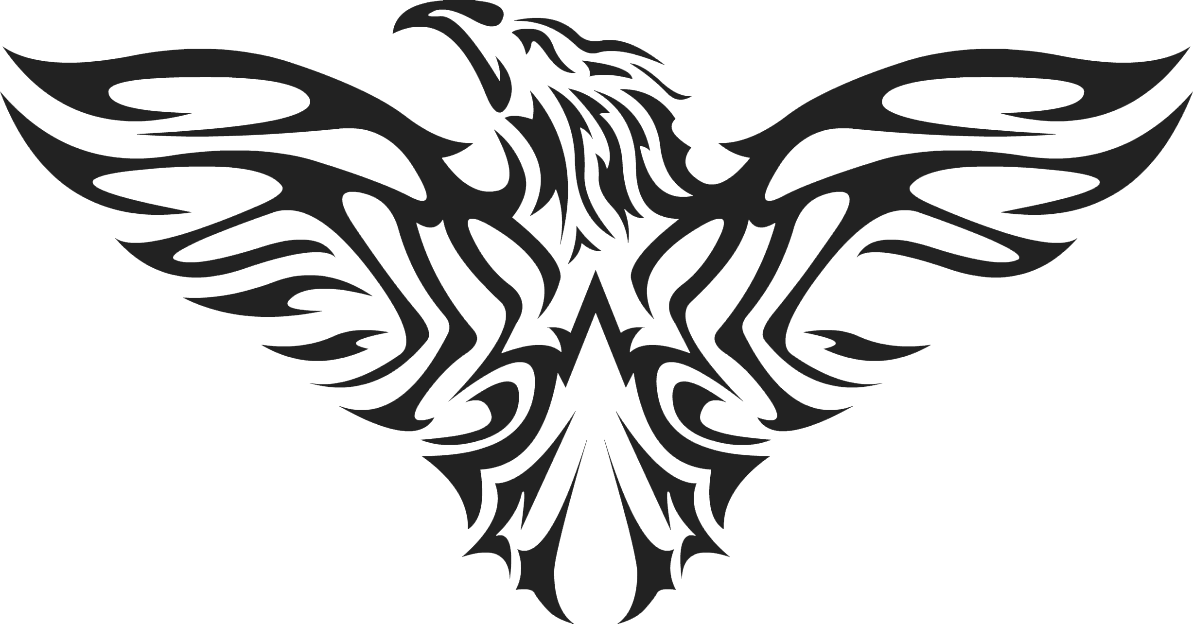 Eagle Symbol Png Clipart Png Mart - T Shirt Eagle Design (2454x1284)