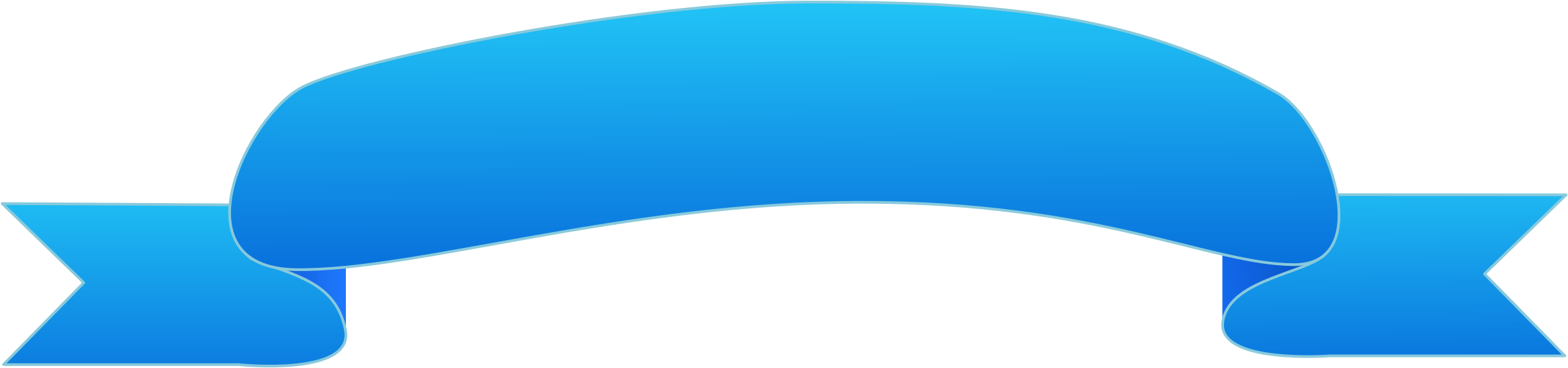 Banner - Cartoon Banners Png (2400x586)