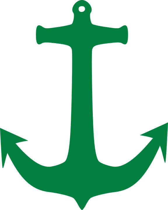 Italian Banner Cliparts 25, Buy Clip Art - Teal Anchor Clip Art (576x720)