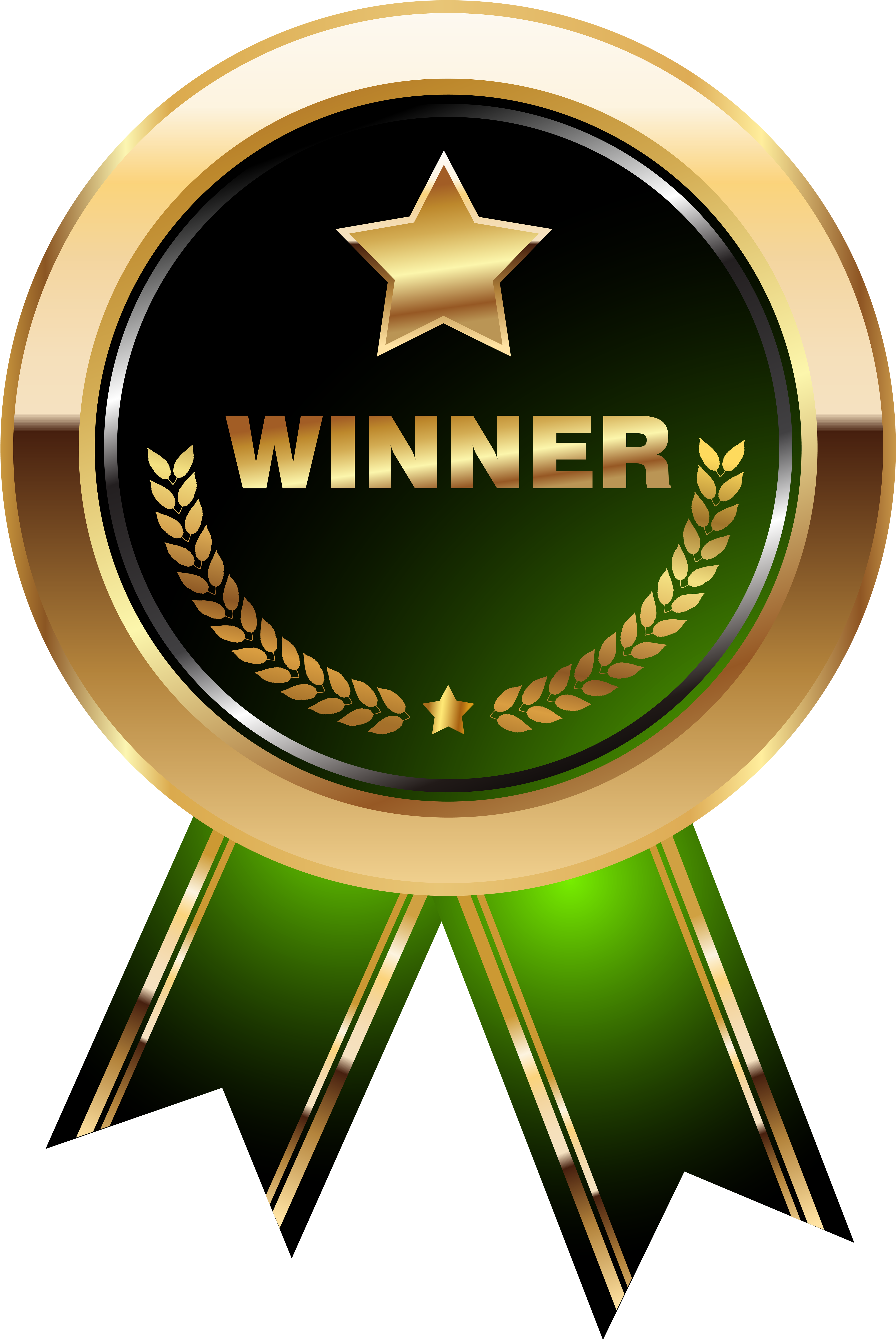 Winner Medal Green Transparent Png Clip Art Image - Winner Medal Green Transparent Png Clip Art Image (5524x8000)