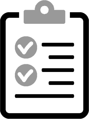 Assurance And Compliance - Checklist Icon Black And White (311x415)