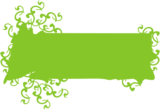 Ivy Green, Design, Banner, Blank, Decoration, Ivy - Green Banner Design Png (640x440)