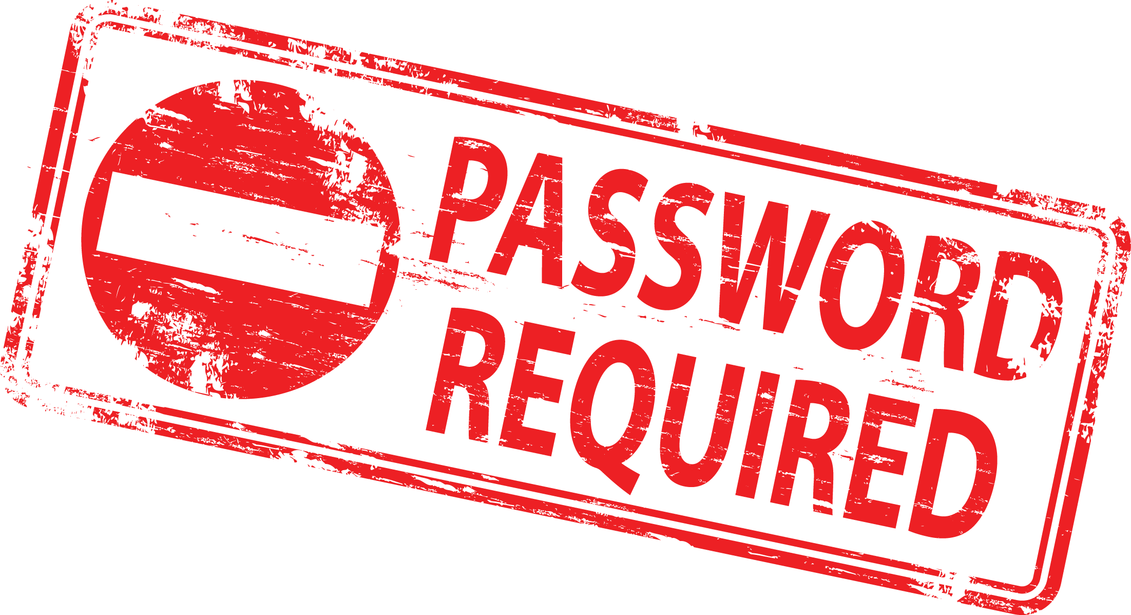 Password Cliparts - Password Required (2203x1197)