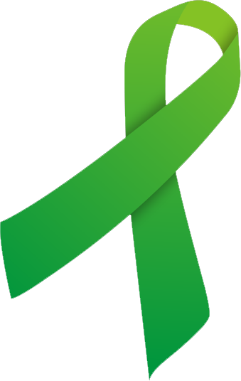 Green Cancer Ribbon Clipart Best S6lqgv Clipart - Mental Health Awareness Month (339x536)