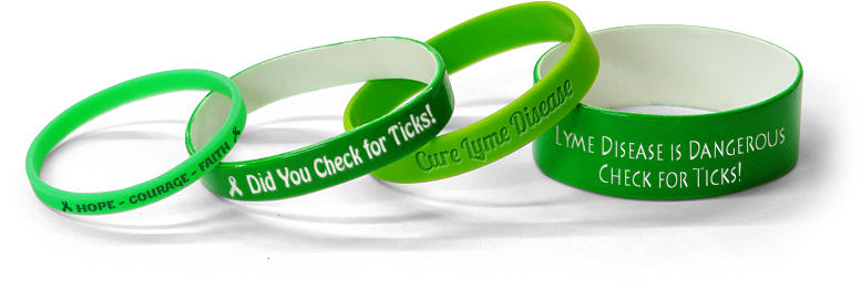 Alzheimers Disease Awareness Purple Ribbon Gifts & - Lyme Disease Awareness Bracelets (800x432)